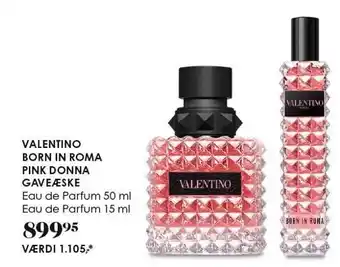 Matas Valentino born in roma pink donna gaveæske tilbud