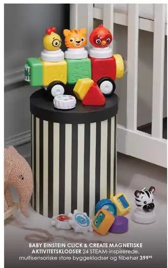 Matas Baby einstein click & create magnetiske aktivitetsklodser tilbud