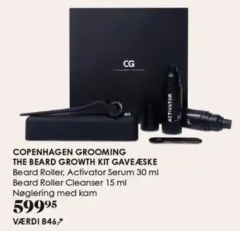 Matas Copenhagen grooming the beard growth kit gaveæske tilbud