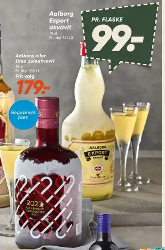 Bilka Export akvavit akvavit tilbud