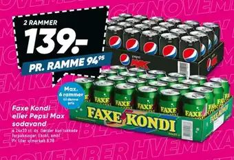 Bilka Faxe kondi sportssodavand tilbud