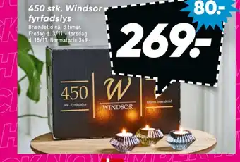 Bilka Windsor fyrfadslys tilbud