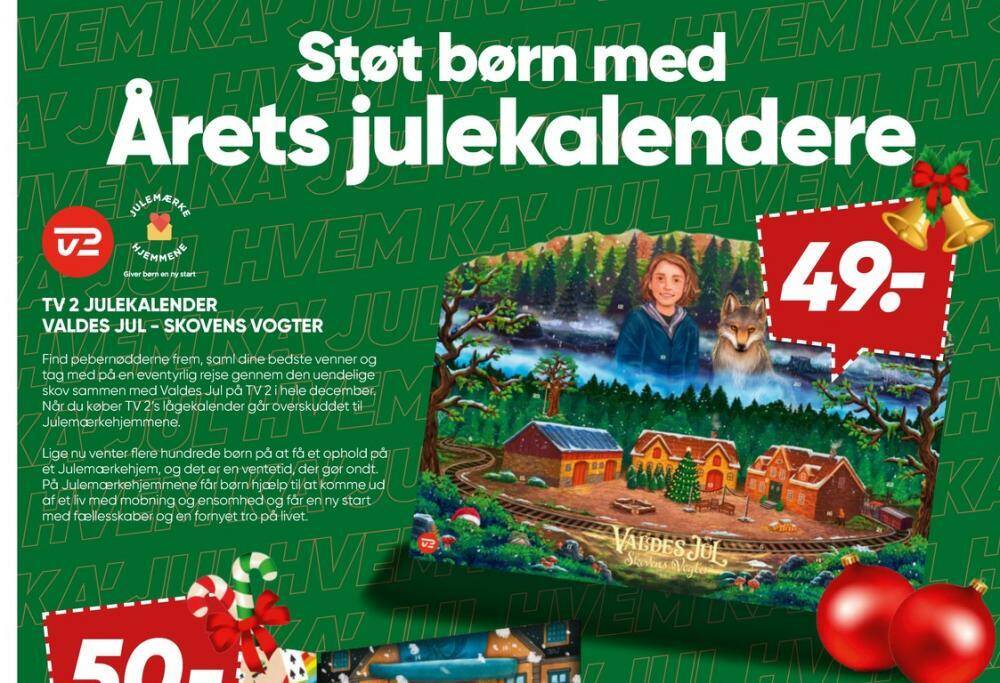 Tv2 julekalender tilbud hos Bilka