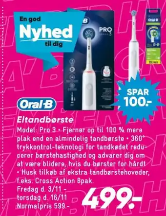 Bilka Braun oral-b eltandbørste tilbud