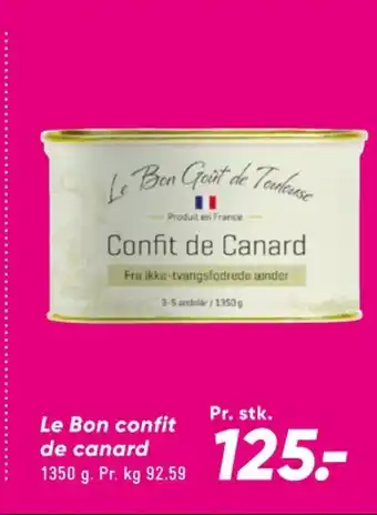 Bilka Le bon gout de toulouse confiterede andelår tilbud