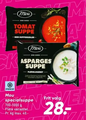 Bilka Mou tomatsuppe tilbud