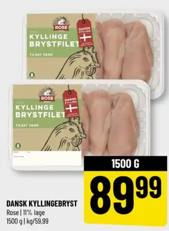 Løvbjerg Rose kyllingebrystfilet tilbud