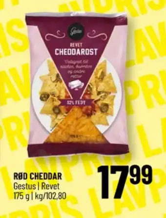 Løvbjerg Gestus revet ost cheddar tilbud