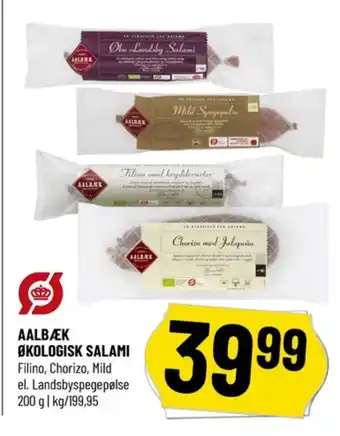 Løvbjerg Aalbæk specialiteter chorizo jalapenos tilbud