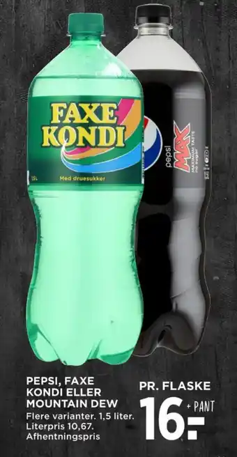 MENY Pepsi max cola tilbud