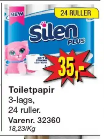 Harald Nyborg Silen toiletpapir tilbud