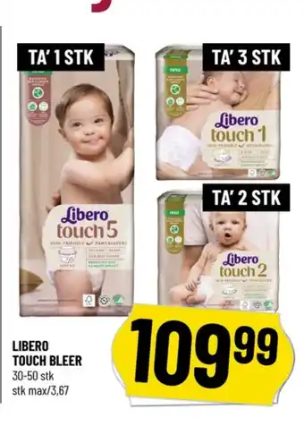 Løvbjerg Touch bleer str 5 10-14 kg tilbud