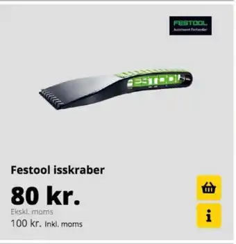 10-4 Byggecenter Festool isskraber tilbud