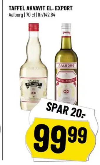 Taffel akvavit akvavit