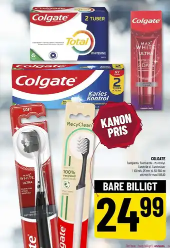 Løvbjerg Colgate tandpasta tilbud