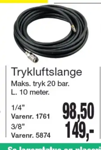 Harald Nyborg Ukendt trykluftslange tilbud