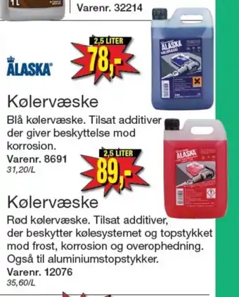 Harald Nyborg Alaska kølervæske tilbud