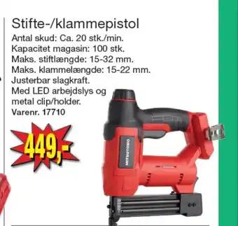 Mitsutomo stifte-/klammepistol