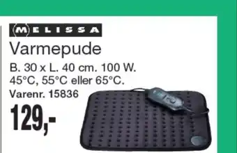 Harald Nyborg Melissa varmepude tilbud