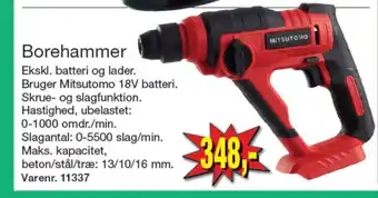 Harald Nyborg Mitsutomo borehammer tilbud
