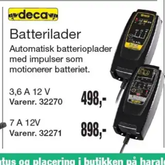 Harald Nyborg Deca batterilader tilbud