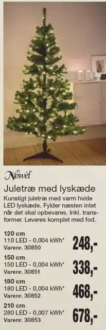 Harald Nyborg Nowel kunstig juletræ tilbud