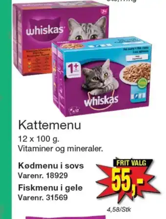 Whiskas kattefoder