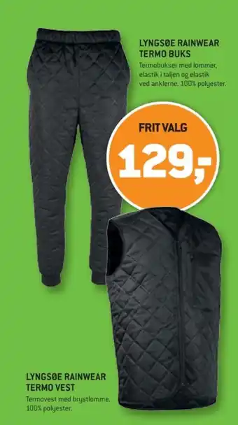 Lyngsøe termobukser