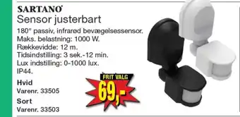 Harald Nyborg Sartano sensor tilbud