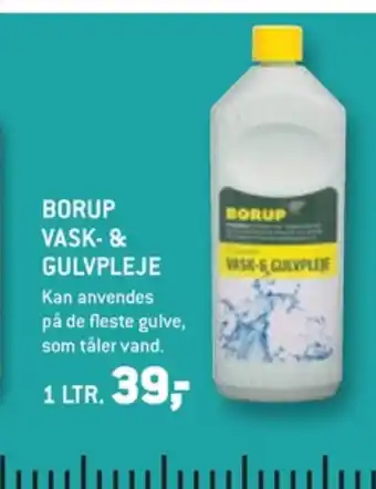 XL-BYG Borup gulvpleje og vask tilbud