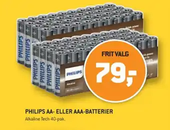XL-BYG Philips batterier tilbud
