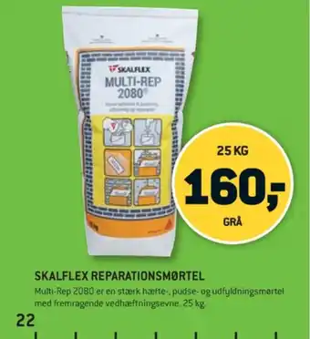 Skalflex reparationsmørtel