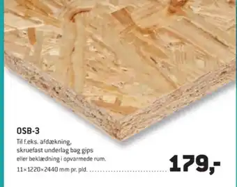 XL-BYG Ukendt osb plade tilbud