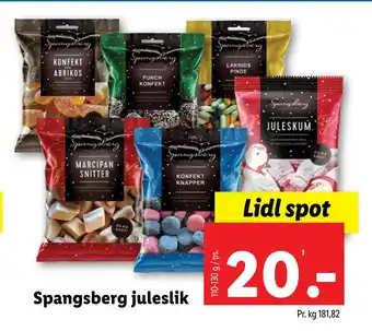 Lidl Spangsberg juleslik tilbud