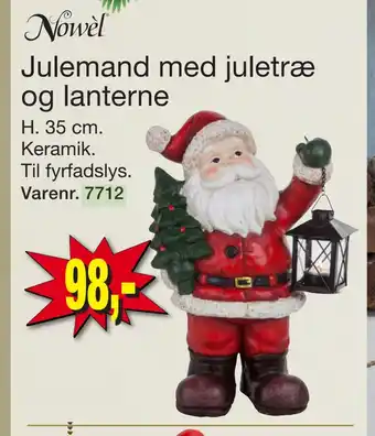 Harald Nyborg Julemand med juletræ og lanterne tilbud