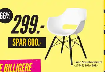 My Home Luno spisebordsstol tilbud