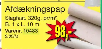 Harald Nyborg Afdækningspap tilbud