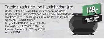 Harald Nyborg Trådløs kadance- og hastighedsmåler tilbud