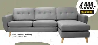 Idaho sofa med chaiselong