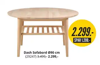 My Home Dash sofabord ø90 cm tilbud