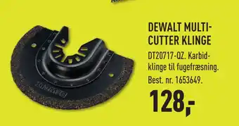 Dewalt multicutter klinge