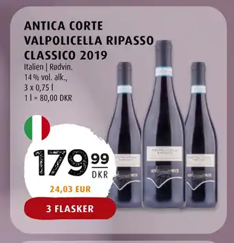 Scandinavian Park Antica corte valpolicella ripasso classico 2019 tilbud