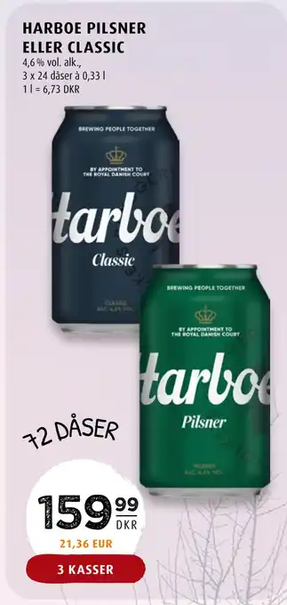 Scandinavian Park Harboe pilsner eller classic tilbud