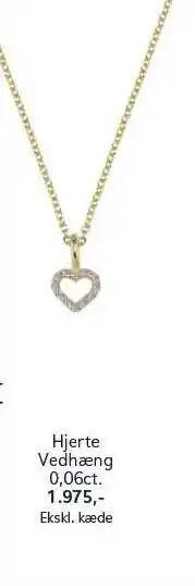 Vibholm Hjerte vedhæng tilbud