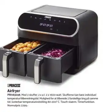 Kop & Kande Airfryer med 2 skuffer tilbud