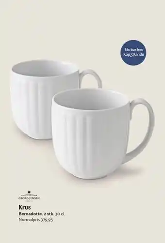 Kop & Kande Krus tilbud