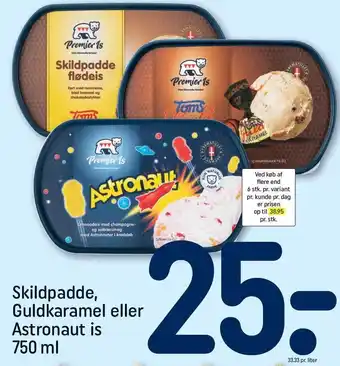 Skildpadde, guldkaramel eller astronaut is