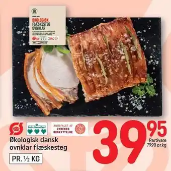 REMA 1000 Økologisk dansk ovnklar flæskesteg tilbud