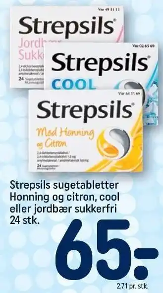Strepsils sugetabletter