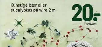 REMA 1000 Kunstige bær eller eucaluptus på wire 2 m tilbud